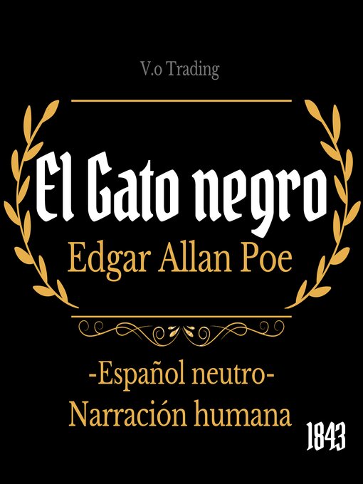 Title details for El gato negro by Edgar Allan Poe - Wait list